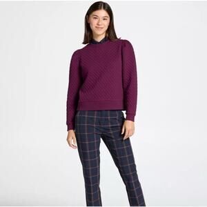 Women’s Walter Hagen Clubhouse Pullover Sweatshirt Burgundy Beet Size XXL